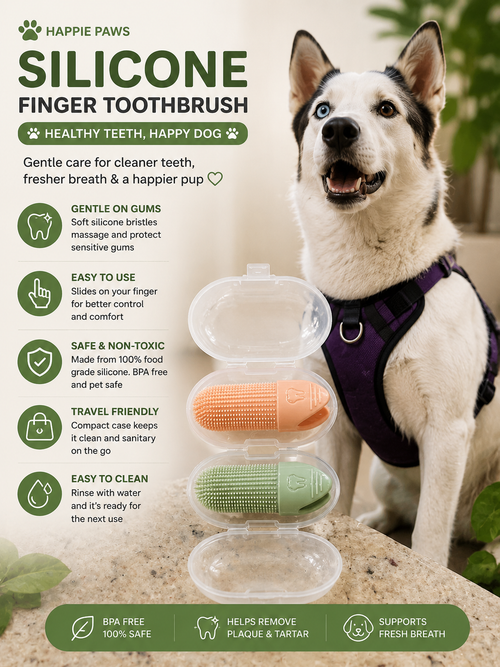 Silicone Pet Dental Finger Brush